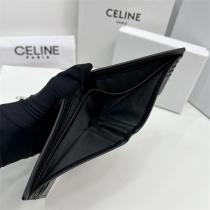 CELINE 二つ折り財布コピーセリーヌ新作ユニセックス11*10*5㎝多機能コンパクトで実用的上品