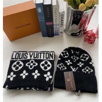 ❤️クリスマスお勧め❤️LOUIS VUITTONニット帽子+マフラー2点セットルイヴィトンコピー男女OK