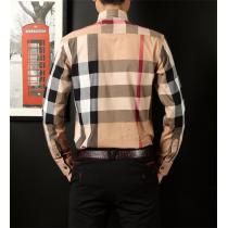 【定番】バーバリー長袖シャツコピーメンズおしゃれ新作 BURBERRYチェック柄クラシックな