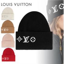 ★セレブ愛用★ルイヴィトンニット帽子コピーLOUIS VUITTON ボネ・LV ヘッドライン5色ユニセックス