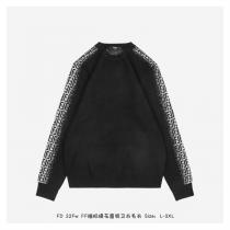 Fendiコピーフェンディ人気色 22Fw FFロゴ❤️丸ネック❤️セーター❤️ユニセックス❤️ニットウェア