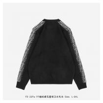Fendiコピーフェンディ人気色 22Fw FFロゴ❤️丸ネック❤️セーター❤️ユニセックス❤️ニットウェア