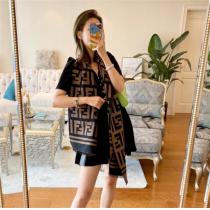 定番商品❤️Fendiマフラーコピーフェンディ 22Fw FFロゴ大人気お洒落ユニセックス 35*180cm
