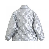 LOUIS VUITTON 1V Monogramダウンジャケットお洒落ルイヴィトンコピー新作シルバー色ポリエステル100%