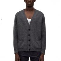 男女OK☆LOEWEカーディガンロエベコピー175-75着用Ⅼサイズグレー色2026最新コレクション秋冬コーディネート