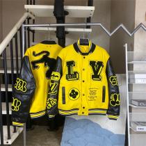 2026人気色ルイヴィトンブルゾンコピー激安LOUIS VUITTON新品野球服おしゃれジャケットコーディネート★イエロー