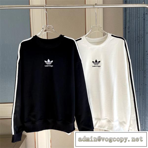 【2026SSトレンド】Balenciaga&adidasコラボバレンシアガパーカーコピー人気トレーナー男女OK