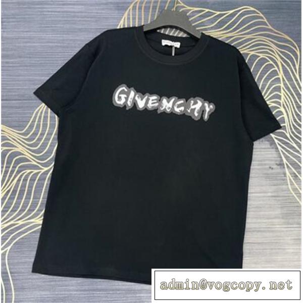 ⭐️2026春夏新作⭐️ジバンシー スーパー コピー 激安 GIVENCHY 半袖Tシャツ モノグラムロゴ 刺繍 高品質純綿生地 男女兼用