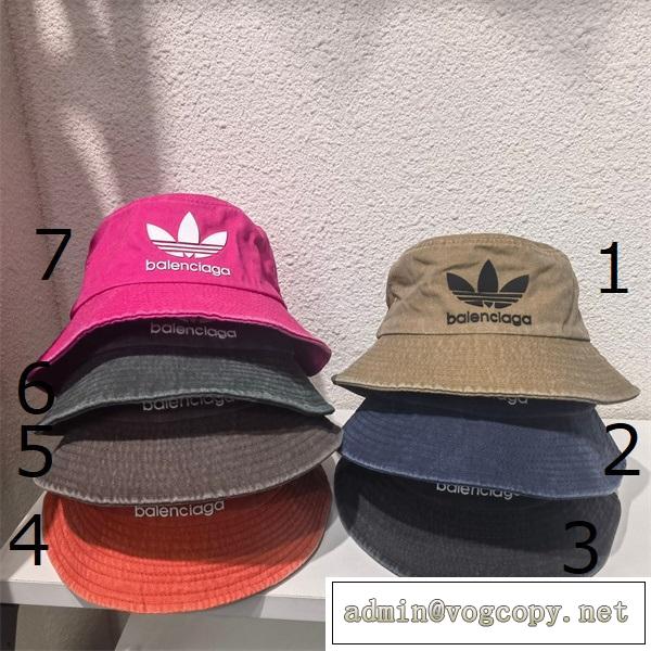お洒落❤️Balenciaga&adidasコラボ新作 バレンシアガコピーバケットハット人気ランキング限定アイテム