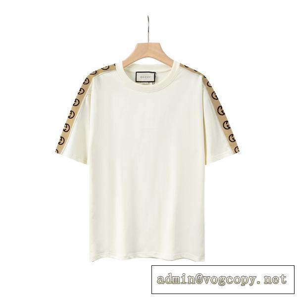 23年春夏新作 GUCC1 コピー Tシャツ ダブルCロゴ 定番デザイン 半袖 おしゃれ感が満載 タグ付く オーバーサイズ