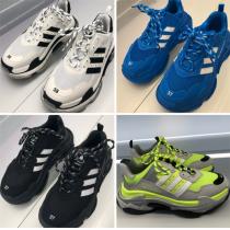 限定販売BALENCIAGA×ADIDASコラボスニーカーバレンシアガ靴コピーロゴ トリプルS【VIPセール】最高品質