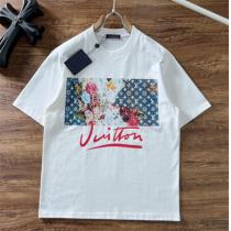 LOUIS VUITTON春夏トレンド❤️ルイヴィトンtシャツコピーオシャレな半袖ユニセックス逸品
