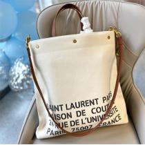 YSLコピーSaint Laurent新作☆☆Universiteトートバッグキャンバス生地サンローランブランド激安