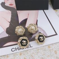 【VIPセール】CHANE1コピーピアス★ブラックゴールド椿ピアス2026流行り新作上質なアイテム