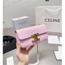 Celine 2026春夏コレクションセリーヌコピーショルダーバッグピンク最新トレンドオフィススタイル