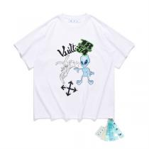 2026春夏シーズン オフホワイト偽物 tシャツ Off-White 半袖 バッグス・バニー Bugs Bunny  宇宙人 コラボ プリント