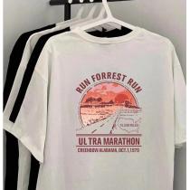 2026春夏っぽさ満点 ザノースフェイス コピー 激安 半袖Tシャツ THE NORTH FACE フォレスト・ガンプ Forrest Gump 走るルートロゴ 