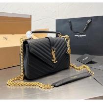 2026絶妙なデザイン YvesSaintLaurent コピー メッセンジャーバッグ 定番デザイン サンローラン 収納力強い 牛革