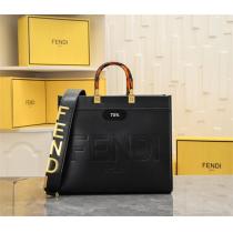 FENDI スーパー コピー トートバッグ サンシャインシリーズ ショルダーベルト付き フェンディ 定番LOGOデザイン レトロ