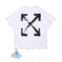 今年っぽさ満点 2026年春のトレンド オフホワイト 偽物 ロゴシリーズ Tシャツ 半袖 落書きロゴ Off-White プリント柄