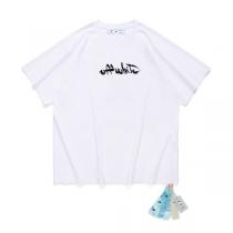 今年っぽさ満点 2026年春のトレンド オフホワイト 偽物 ロゴシリーズ Tシャツ 半袖 落書きロゴ Off-White プリント柄