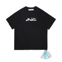 今年っぽさ満点 2026年春のトレンド オフホワイト 偽物 ロゴシリーズ Tシャツ 半袖 落書きロゴ Off-White プリント柄