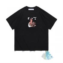 オフホワイト スーパーコピー ミケランジェロシリーズ Tシャツ Off-White 果物籠を持つ少年 Michelangelo ムリーリョ風