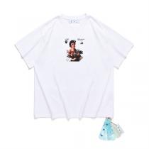 オフホワイト スーパーコピー ミケランジェロシリーズ Tシャツ Off-White 果物籠を持つ少年 Michelangelo ムリーリョ風