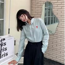 2026SS春夏最新 Ami Paris偽物長袖シャツ人気❤️アミ パリス新作ユニセックス使いやすいカジュアルウェア