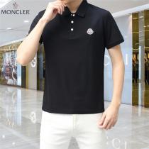 モンクレール 偽物 ポロシャツ ソフトな肌触り リラックス感 MONCLER 半袖 100％綿生地 着心地抜群