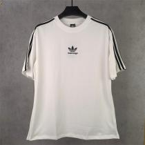 バレンシアガ コピー Tシャツ ロゴプリント adidasｘBALENCIAGA アディダス コラボ 短袖 1枚で着用してもコーデでき