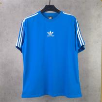 バレンシアガ コピー Tシャツ ロゴプリント adidasｘBALENCIAGA アディダス コラボ 短袖 1枚で着用してもコーデでき