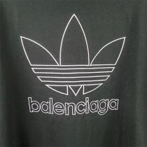 バレンシアガ スーパーコピー Tシャツ  adidasｘBALENCIAGA  アディダスロゴ プリント コラボ 着心地のよさ 耐久性