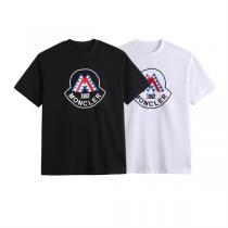 モンクレール スーパー コピー Tシャツ 立体ロゴ刺繡 MONCLER 柔らかい触感 肌への優しさー 100％コットン