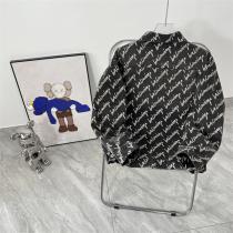 BALENCIAGA コピー バレンシアガ ジャケット モノグラムプリント柄 ストリート感 ルーズな雰囲気をアピール デニム