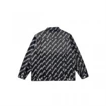 BALENCIAGA コピー バレンシアガ ジャケット モノグラムプリント柄 ストリート感 ルーズな雰囲気をアピール デニム