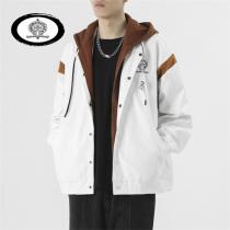 CHROME HEARTS 偽物 フードジャケット 男女兼用 クロムハーツ 防水素材で採用 ジャケット 超快適 定番ロゴプリント