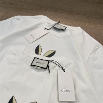 GUCC1 コピー ｔシャツ半袖 春夏新作 萌えウサギプリント 純綿 男女兼用 抜群おしゃれ 着心地抜群