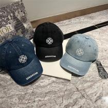 【2026SS最新入荷】CHROME HEARTSキャップデニムクロムハーツ帽子コピー新作ユニセックスストリートファッション