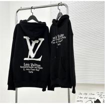 ヴィトン コピー Uniform Logo Studio Hoodie ヴィトン オーバーサイズ LOUIS VUITTON ロゴプリント 男女兼用