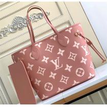 NEVERFULL★2026上品★ LOUIS VUITTON　m46329 ☆ルイヴィトントートバッグコピーtote mmピンク色