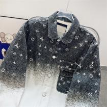 2026年 流行 ファッション LOUIS VUITTON スーパー コピー デニムシャツ 全面プリント 星空 ヴィトン プレゼントおすすめ♪