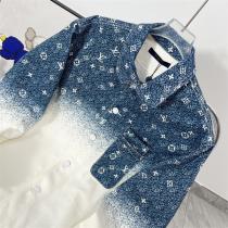 2026年 流行 ファッション LOUIS VUITTON スーパー コピー デニムシャツ 全面プリント 星空 ヴィトン プレゼントおすすめ♪
