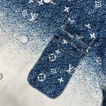2026年 流行 ファッション LOUIS VUITTON スーパー コピー デニムシャツ 全面プリント 星空 ヴィトン プレゼントおすすめ♪
