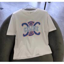 セリーヌ スーパー コピー Tシャツ CELINE 定番ロゴ 半袖 伸縮性が高い...