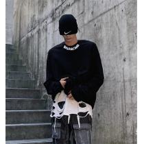バレンシアガ コピー 長袖Ｔシャツ BALENCIAGA 襟の落書きロゴ 上質な...