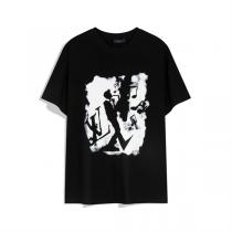 2026春夏新作 LOUIS VUITTON コピー ヴィトン Tシャツ Jazz Flyer コラボ ジャズフライヤー・モチーフ インクロゴ