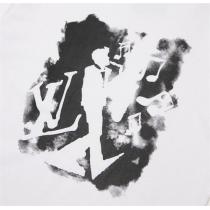 2026春夏新作 LOUIS VUITTON コピー ヴィトン Tシャツ Jazz Flyer コラボ ジャズフライヤー・モチーフ インクロゴ