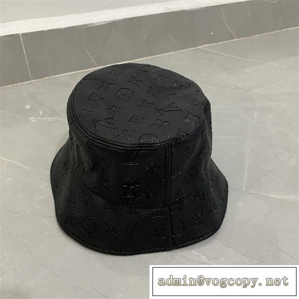 LOUIS VUITTON スーパー コピー バケットハット ヴィトン 大人気商品 牛革 エンボス モノグラム
