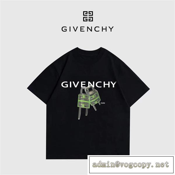 2026春夏トレンド ジバンシー コピー Tシャツ GIVENCHY 100%の綿 文字プリント